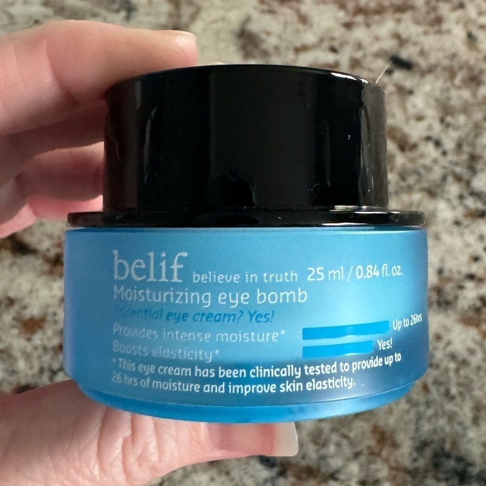 unopened Belif moisturizing eye bomb/ cream.84 ounces